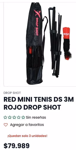  Vendo Set de Malla Portátil Multideporte (Pickleball/Fútbol Tenis/Bádminton) - ¡Como Nuevo! 