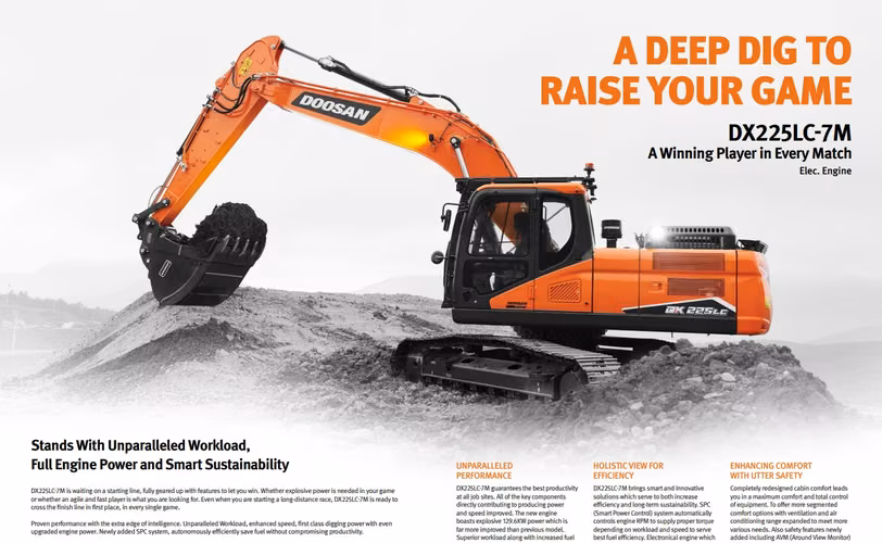 Venta Excavadora Doosan DX225 2022