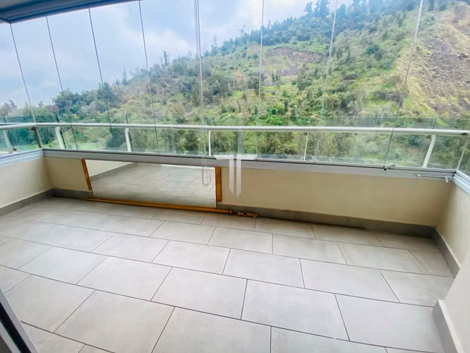 2D/2B vista al Cerro San Cristóbal, piso 12, amplia terraza