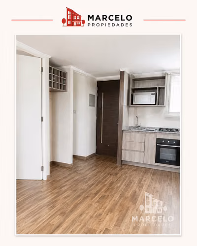 Departamento 49 m² a pasos Metro Ecuador + Estacionamiento