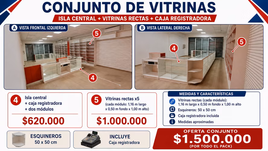 Liquidación total (muebles y artículos de librería)