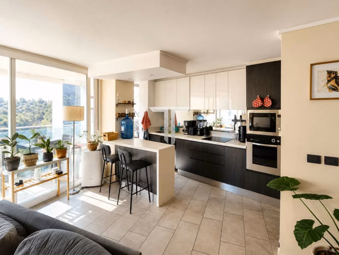 2D/2B vista al Cerro San Cristóbal, Arriendo 6 meses Renovable