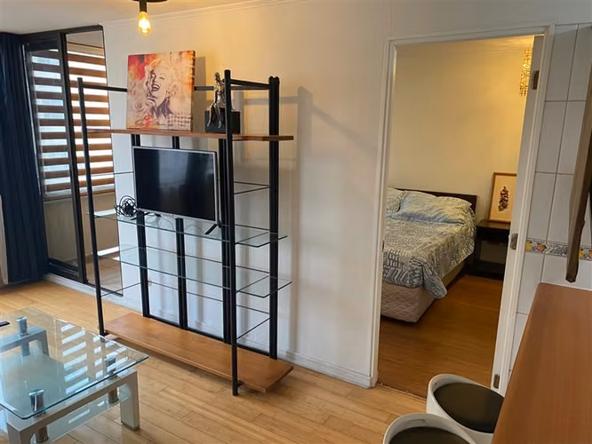 Departamento amoblado 1 Dormitorio a pasos Metro