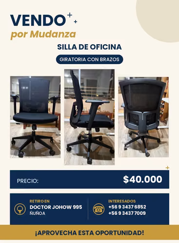 Escritorio y silla