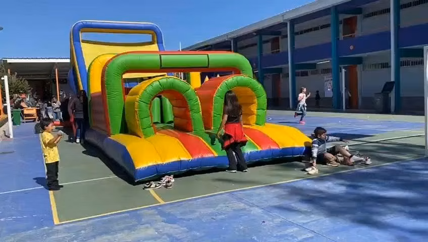 Juego inflable de 16 metros grande y fascinante