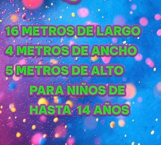 Juego inflable de 16 metros grande y fascinante