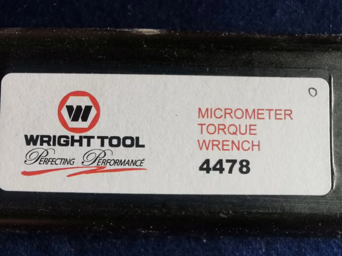 Llave de torque Wright tool