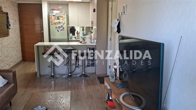 Depto en venta preciosa vista, de 1 dorm. en Ñuñoa