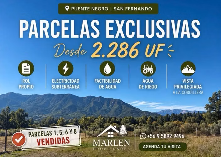 PARCELAS EXCLUSIVAS EN PUENTE NEGRO | SAN FERNANDO