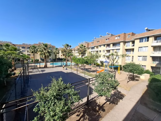 Gran ubicación, metro Lo Cruzat. 3D 1B Condominio San Ignacio