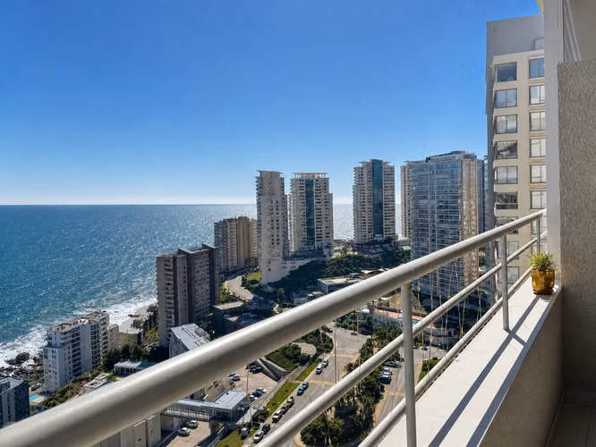 Departamento 4D/4B con vista completa al mar - Montemar