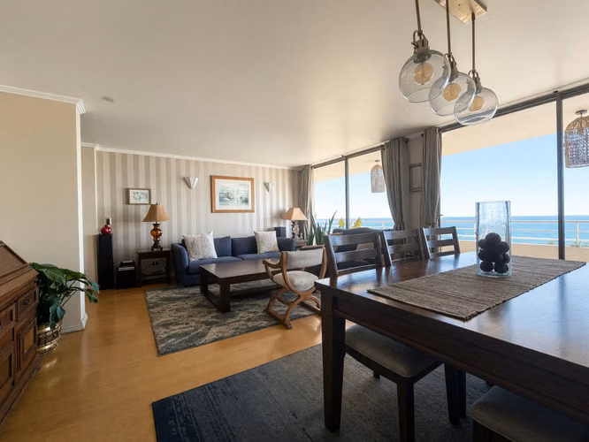 Departamento 4D/4B con vista completa al mar - Montemar