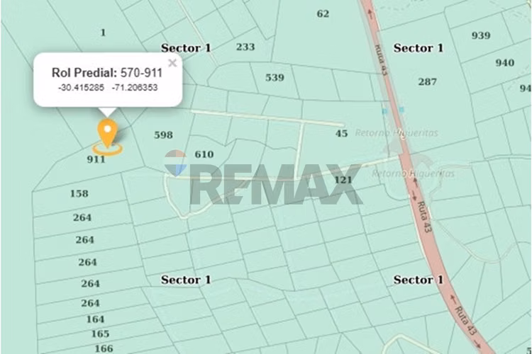 Terreno 2,75 ha ruta d 43