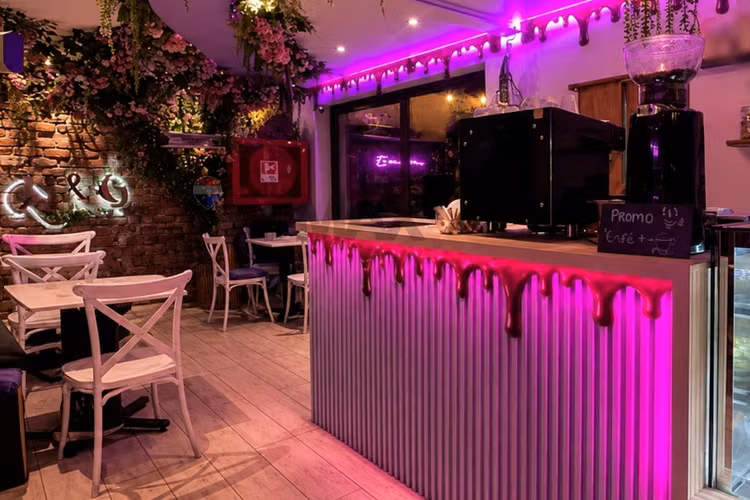 Derecho de llaves - cafetería en barrio lastarria
