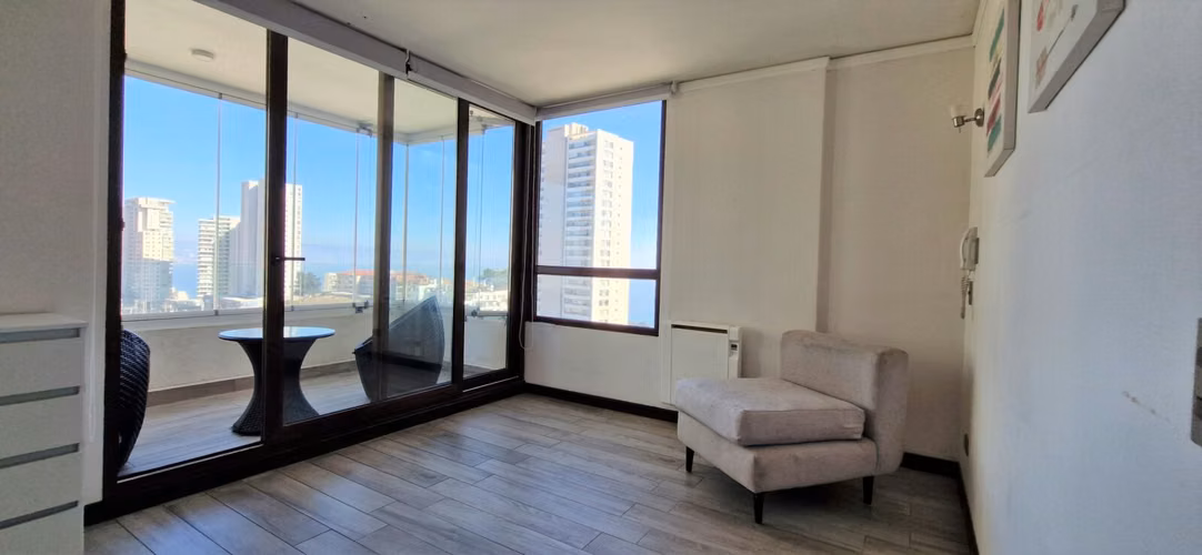 Venta de departamento en Reñaca, 2 dormitorios, hermosa vista. Venta: 6200 UF