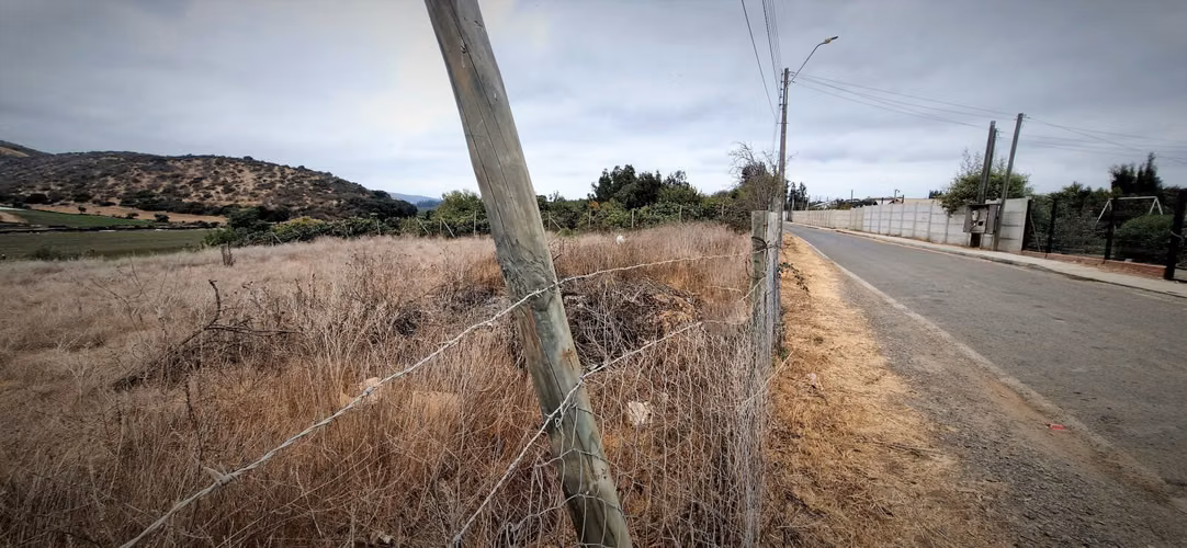En venta parcela de 7.500 m2., en El Huape, Manzanar, Quillota. 100 M$.