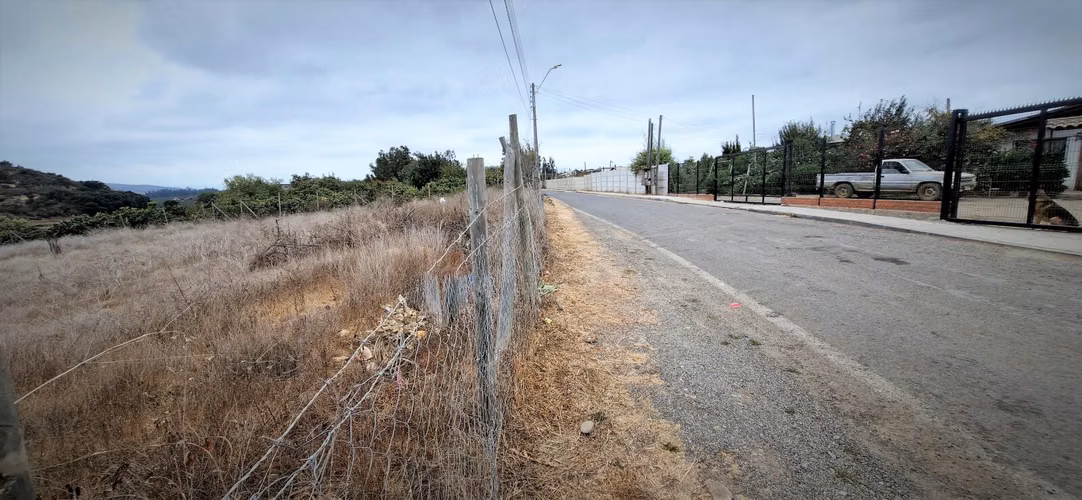 En venta parcela de 7.500 m2., en El Huape, Manzanar, Quillota. 100 M$.