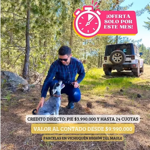 Parcelas en Vichuquén a minutos playa y atractivos naturales