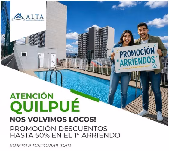 PROMOCIÓN 50% 2d2b sin estacionamiento- Troncal Sur Quilpué