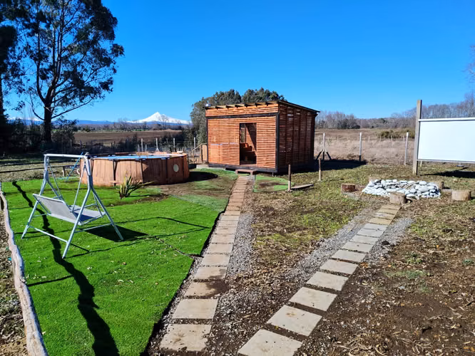 Parcela Premium con vista al Volcán Llaima con terraza panorámica