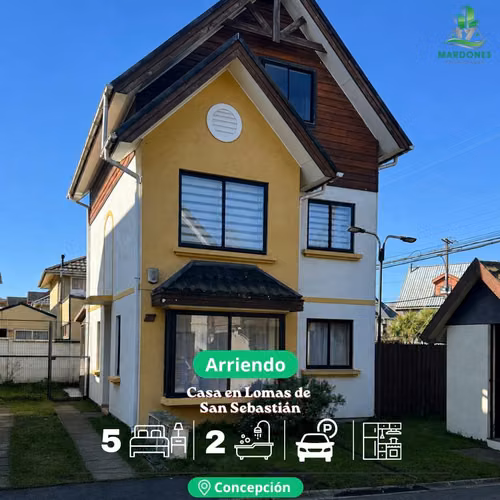 SE ARRIENDA PROPIEDAD EN LOMAS SAN SEBASTIÁN CONCEPCIÓN.