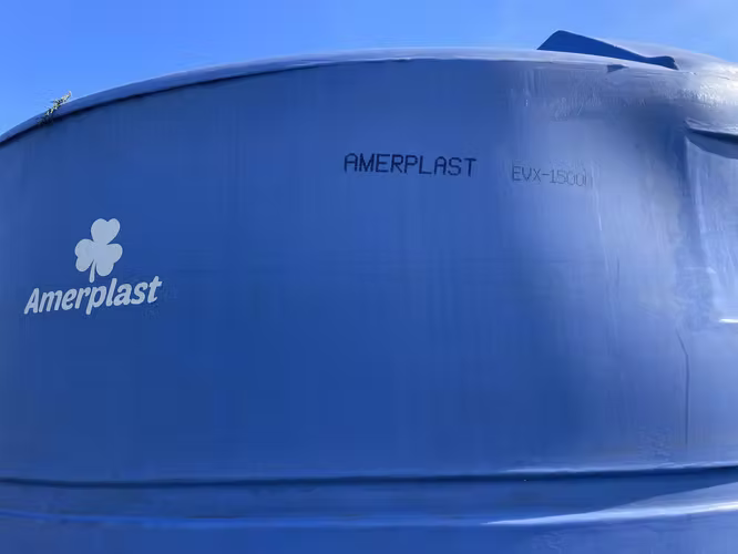 Estanque de agua potable 15.000 L SIN USO | a mitad de su precio, Ideal para reserva contra incendios, riego y uso industrial