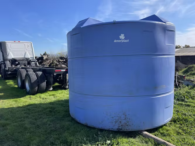 Estanque de agua potable 15.000 L SIN USO | a mitad de su precio, Ideal para reserva contra incendios, riego y uso industrial