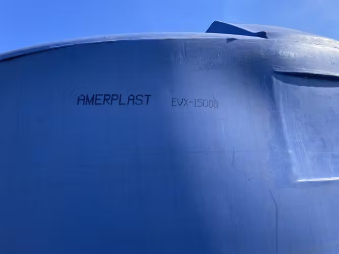 Estanque de agua potable 15.000 L SIN USO | a mitad de su precio, Ideal para reserva contra incendios, riego y uso industrial