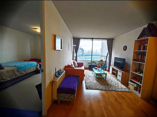 DEPARTAMENTO Amplio Depto de 1 Dormitorio, terraza y ESTACIONAMIENTO, a pasos de METRO PARQUE ALMAGRO - Imagen 14