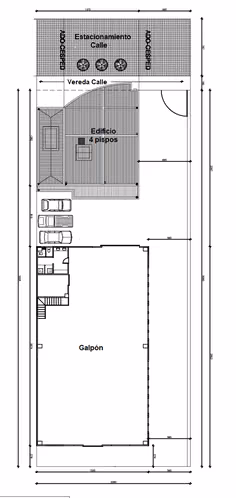 EDIFICIO 4 PISOS Y GALPÓN EN VENTA O ARRIENDO, QUINTA NORMAL