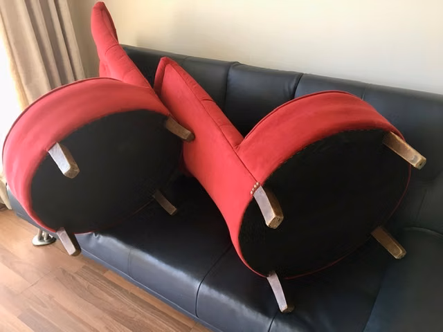 Set de Poltronas finas antiguas - Imagen 4
