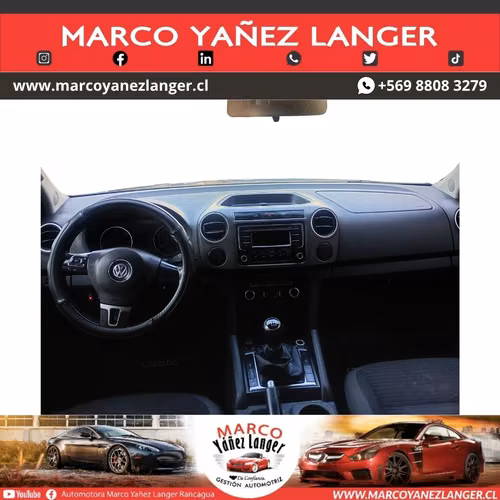 VOLKSWAGEN AMAROK HIGHLINE 4X4 / AÑO  KILOMETROS / EXCELENTE ESTADO