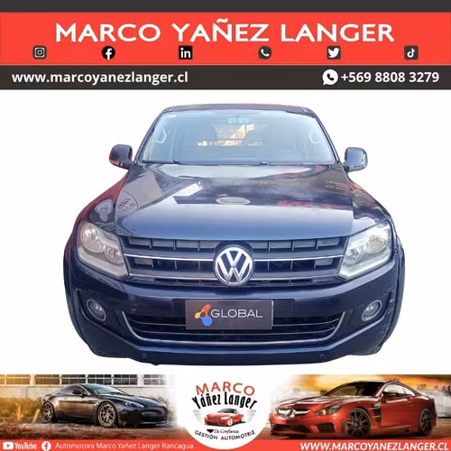 VOLKSWAGEN AMAROK HIGHLINE 4X4 / AÑO  KILOMETROS / EXCELENTE ESTADO