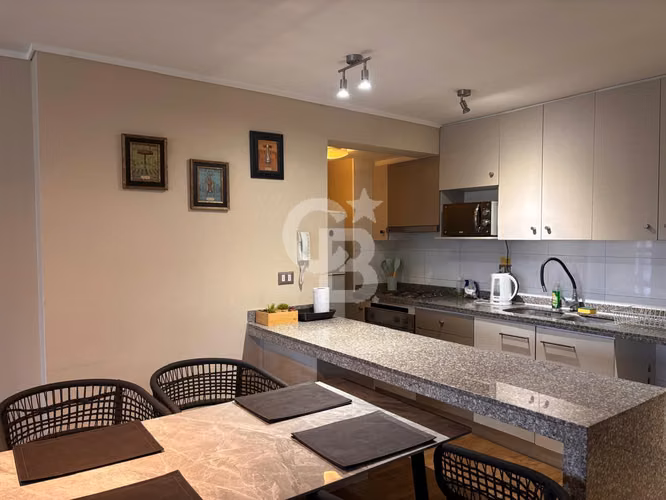 En venta departamento amoblado estilo mariposa, costanera