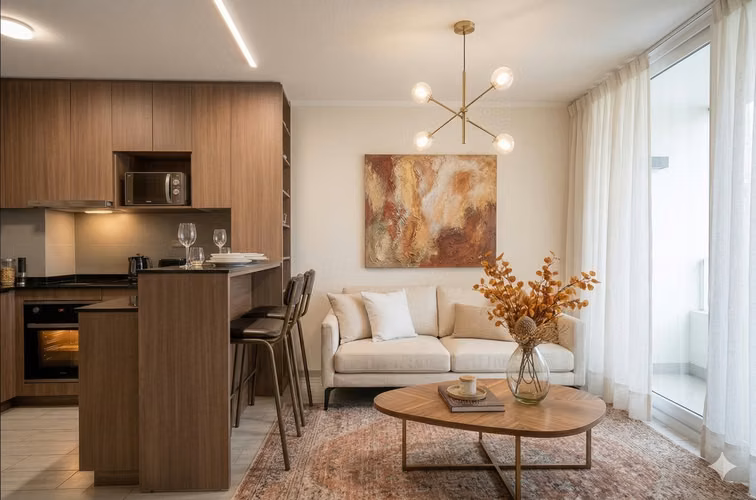 Venta Moderno Depto 1 Dormitorio metro irarrázaval