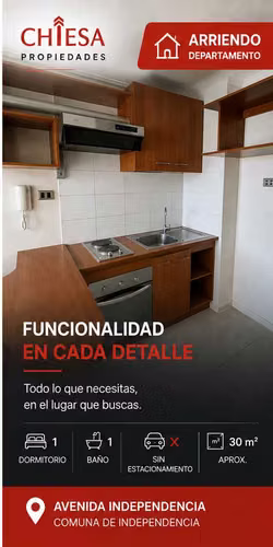 Depto. con excelente conectividad-Independencia (179741) - Imagen 1