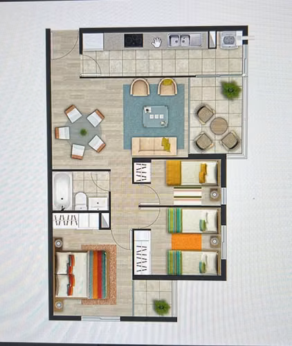 Departamento 3d/1b Jumbo Norte - Imagen 2