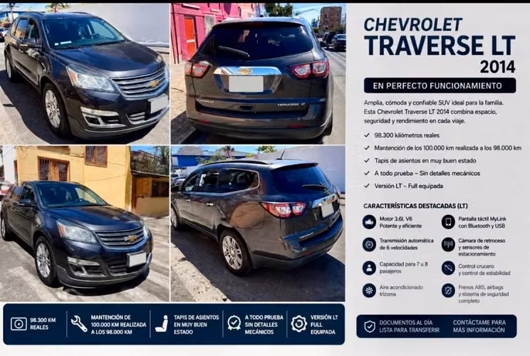 Chevrolet traverse 2014