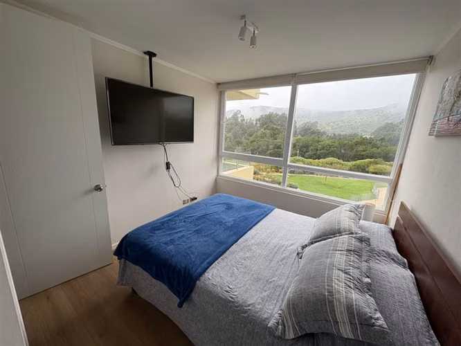 VISTA DESPEJADA! Departamento en venta de 2 dorm. en Papudo