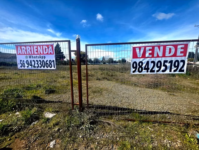 Arriendo Terreno Comercial 1era. Linea Avda Las Industrias
