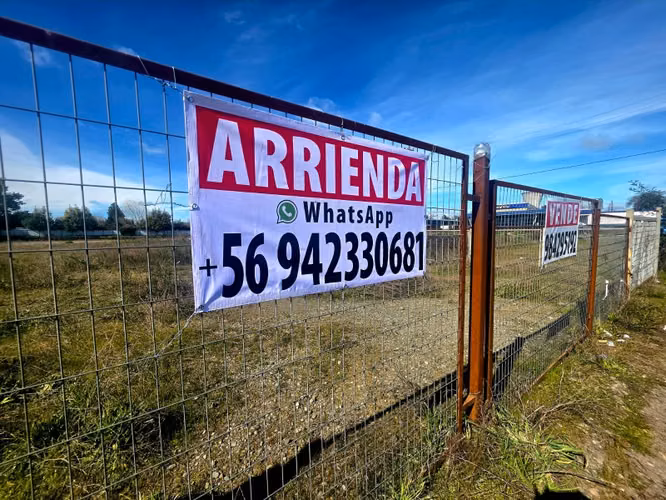 Arriendo Terreno Comercial 1era. Linea Avda Las Industrias