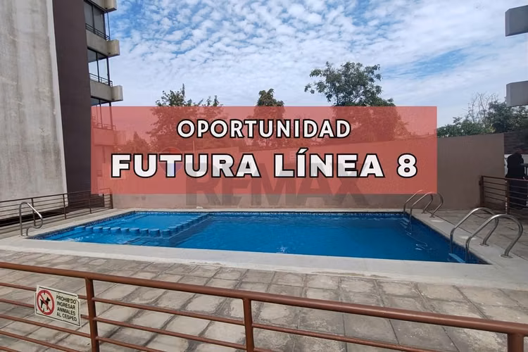 Oportunidad! depto 2d2b , futura l8 metro