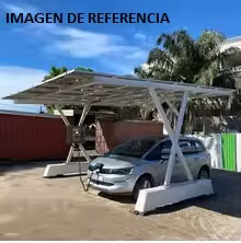 CARGADOR SOLAR PARA AUTO ELÉCTRICO - Imagen 2