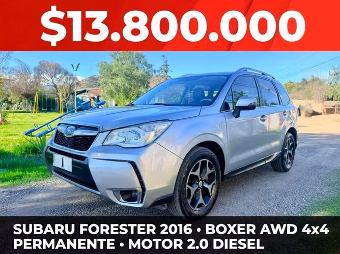 SUBARU FORESTER 2.0 DIÉSEL AWD 4x4