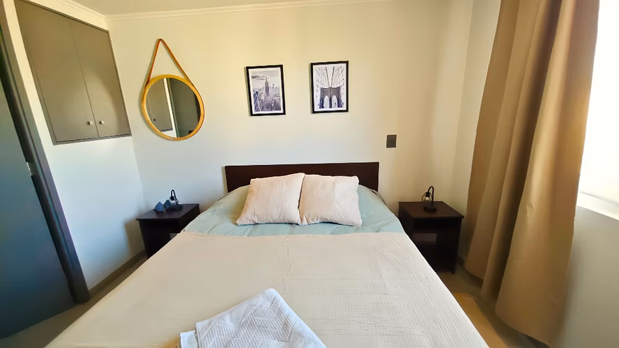 ARRIENDO DEPTO 1 DORM 1 BAÑO TOTALMENTE AMOBLADO