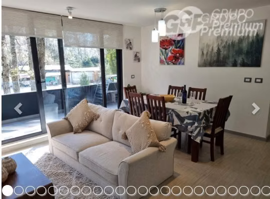 Departamento en venta de 3 dorm. en Pucón