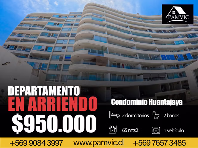 Departamento Amoblado En Arriendo En Condominio Huantajaya