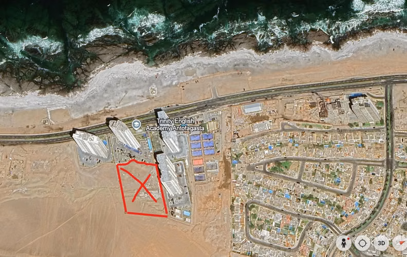 GRAN TERRENO SECTOR SUR DE ANTOFAGASTA FRENTE A PLAYA LLACOLEN - Imagen 10