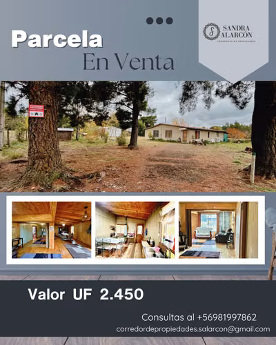Parcela con Casona en Venta en La Aguada - Cabrero