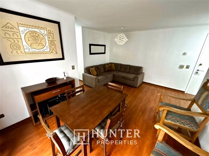 Arriendo depto amoblado 2d 2b bod., Metro Santa Lucía - Imagen 5